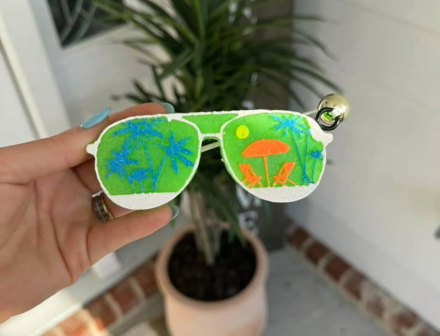 Tropical Sunglass Car Freshie