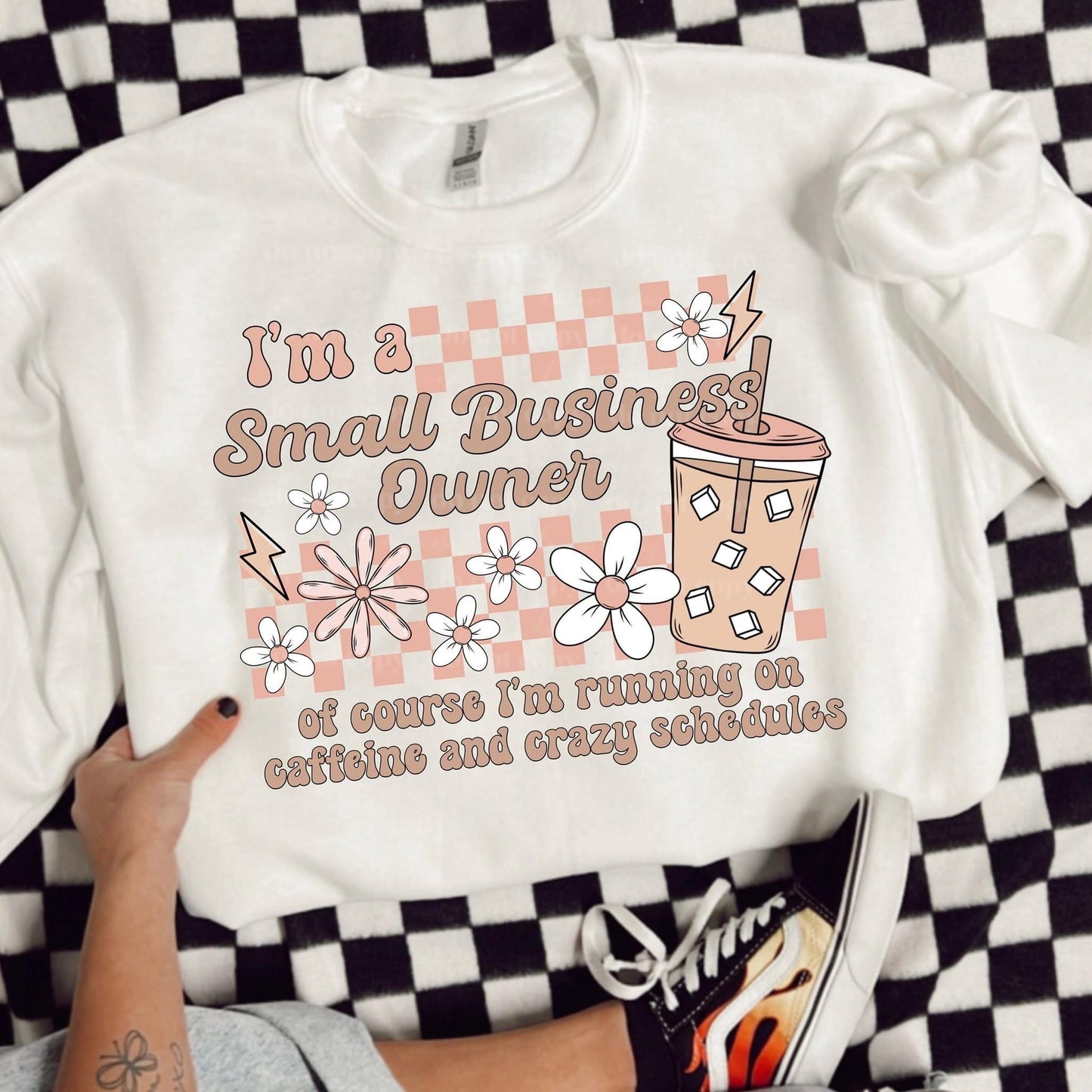 Small Business Owner Running On Caffeine & Crazy Schedules