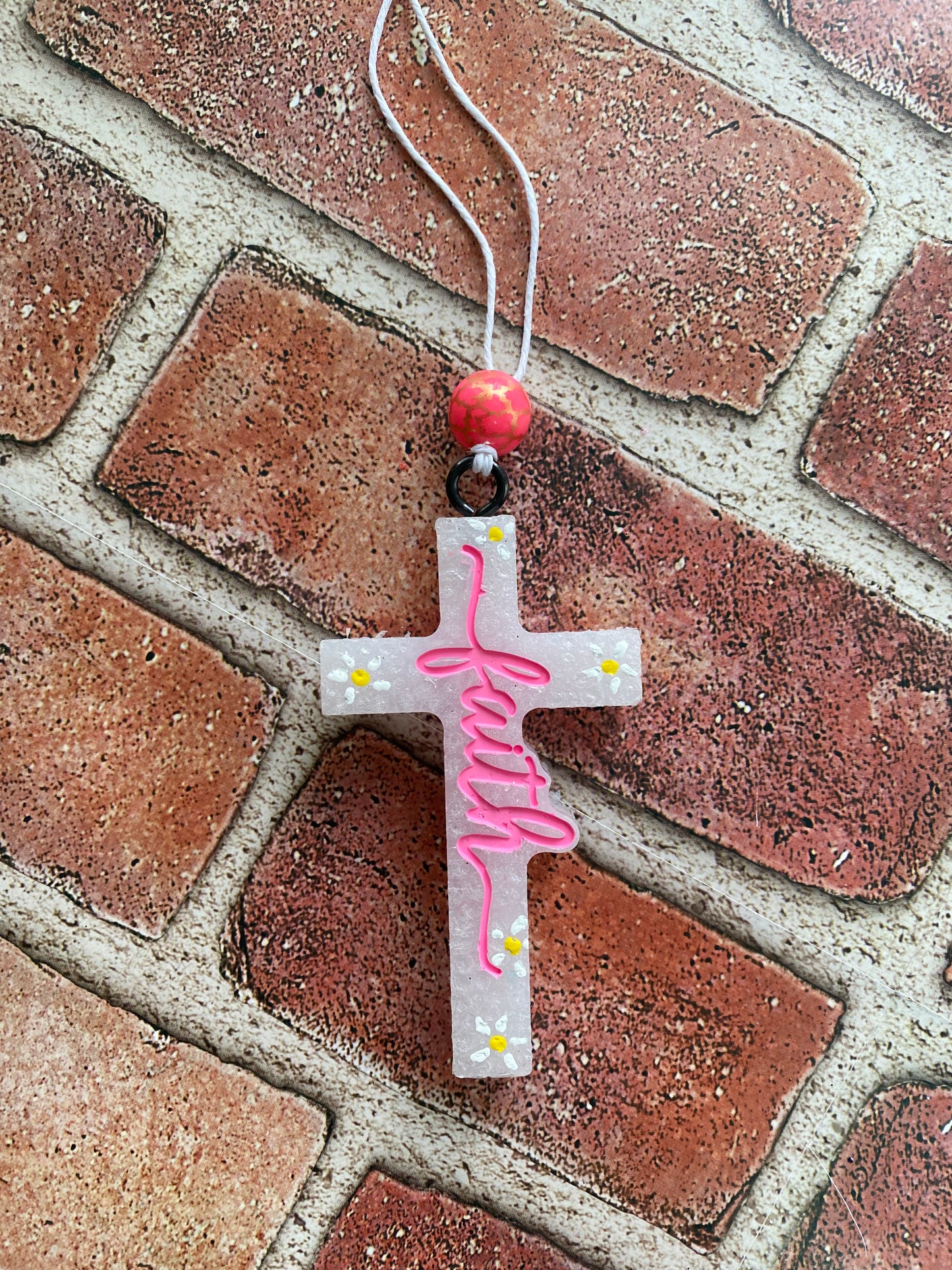 Faith Cross Car Freshie