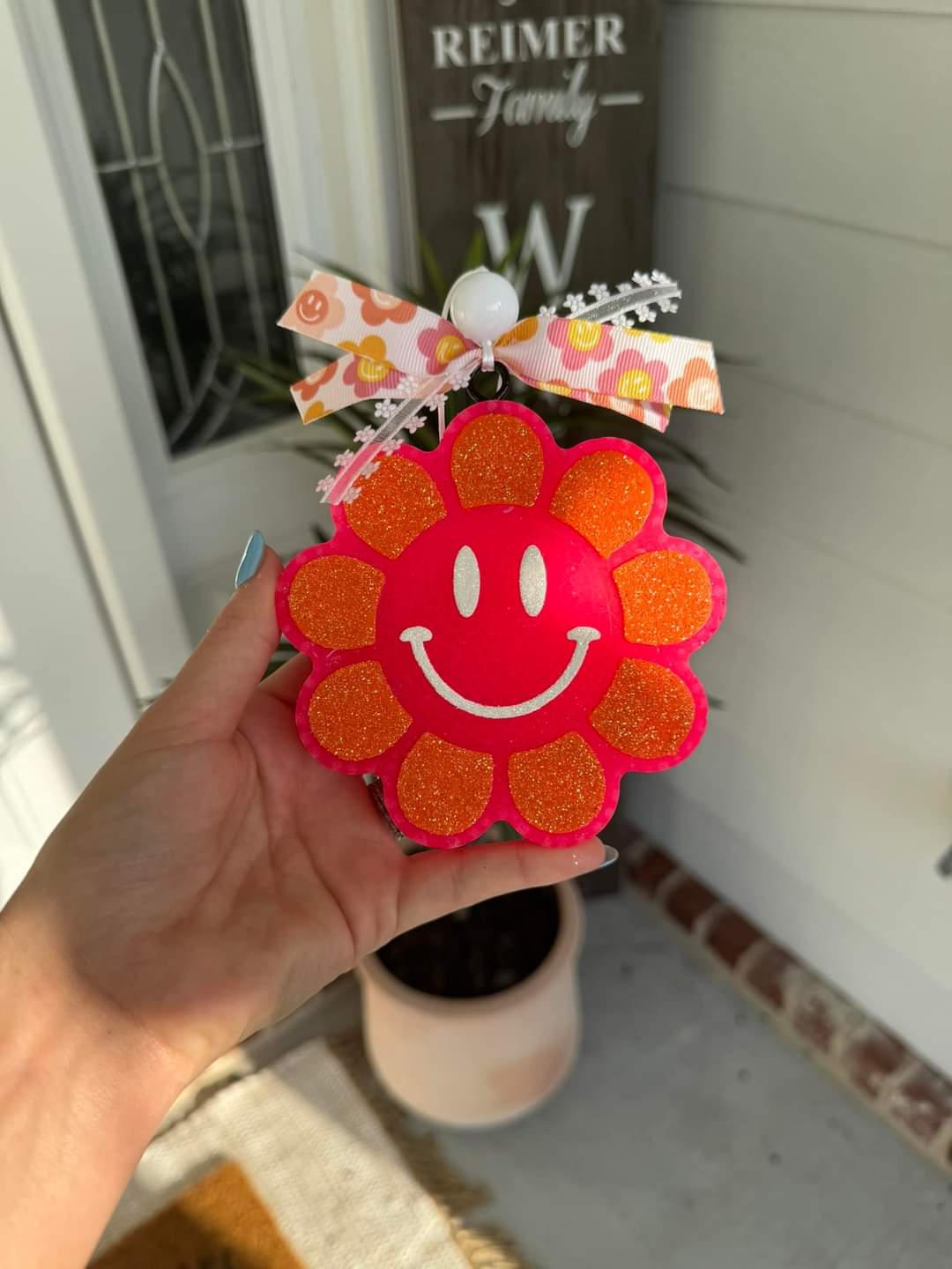 Floral Smiley Face
