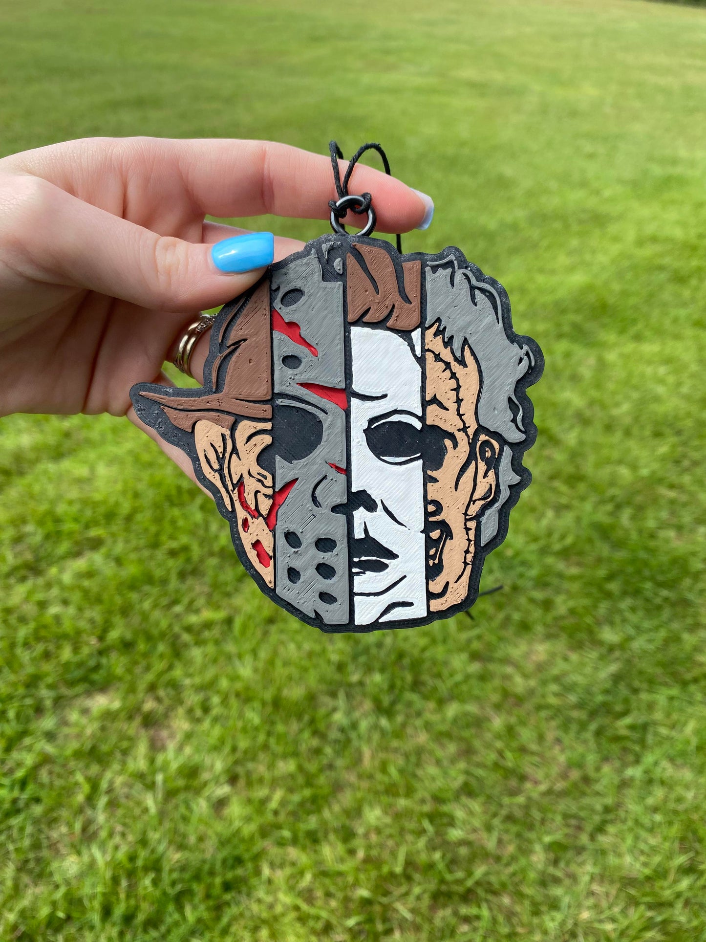 Halloween Horror Film Characters Car Freshie