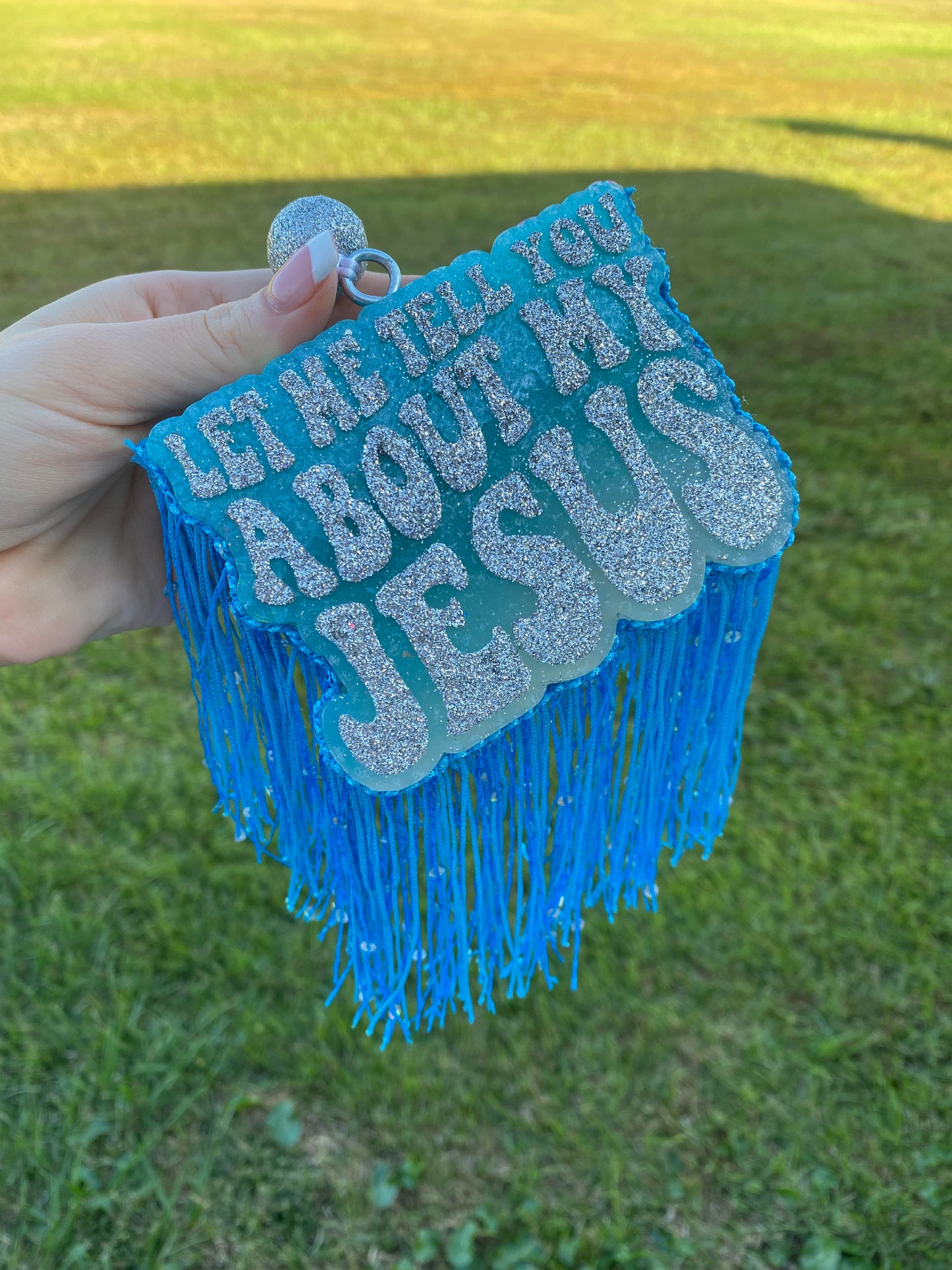Let Me Tell You About My Jesus Car Freshie