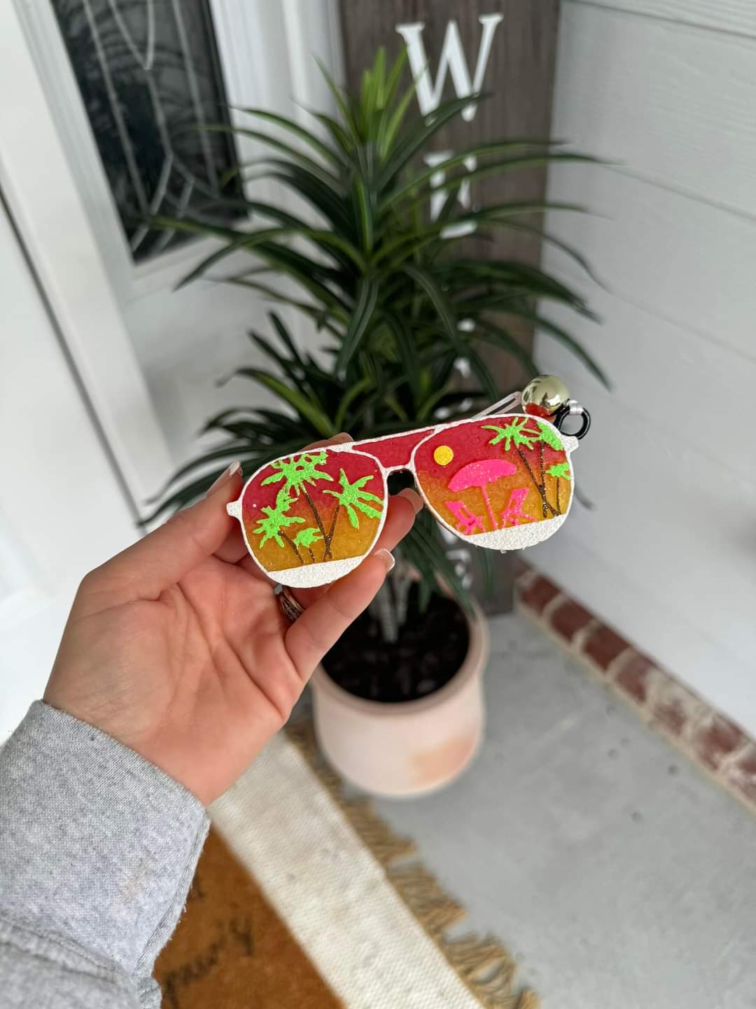 Tropical Sunglass Car Freshie