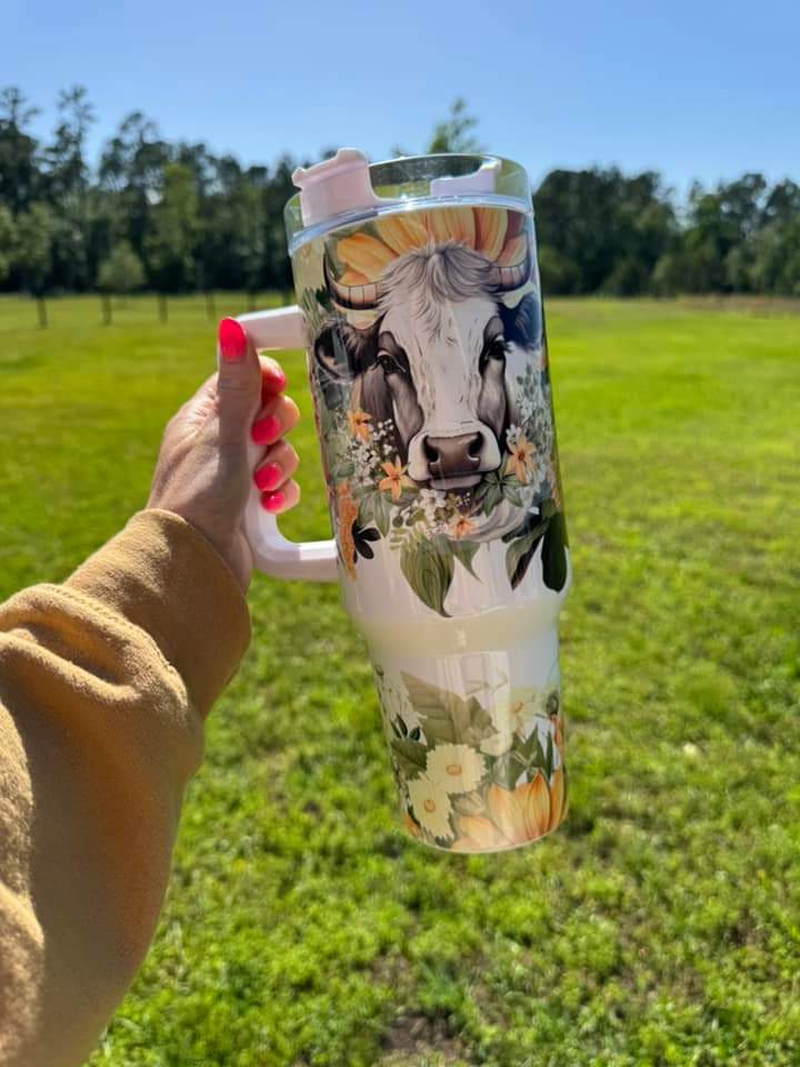 Cow 40 oz. Tumbler
