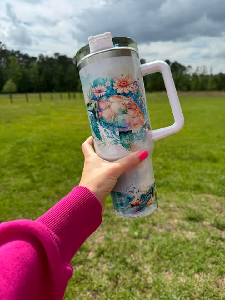 Life is better at the BEACH 40 oz. tumbler
