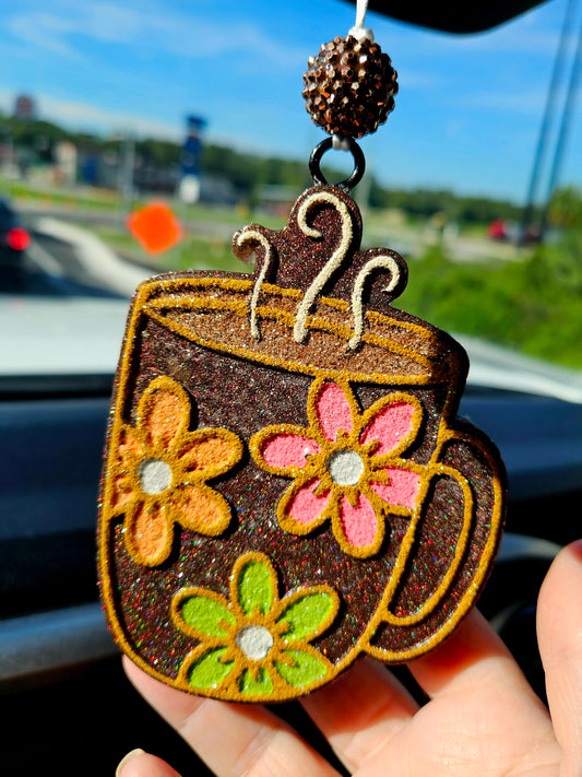 Floral Coffee Cup