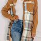 Plaid Long Sleeve Jacket