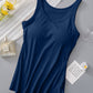 Round Neck Tank Top with Bra