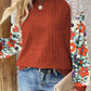 Floral Sleeve Stylish Blouse