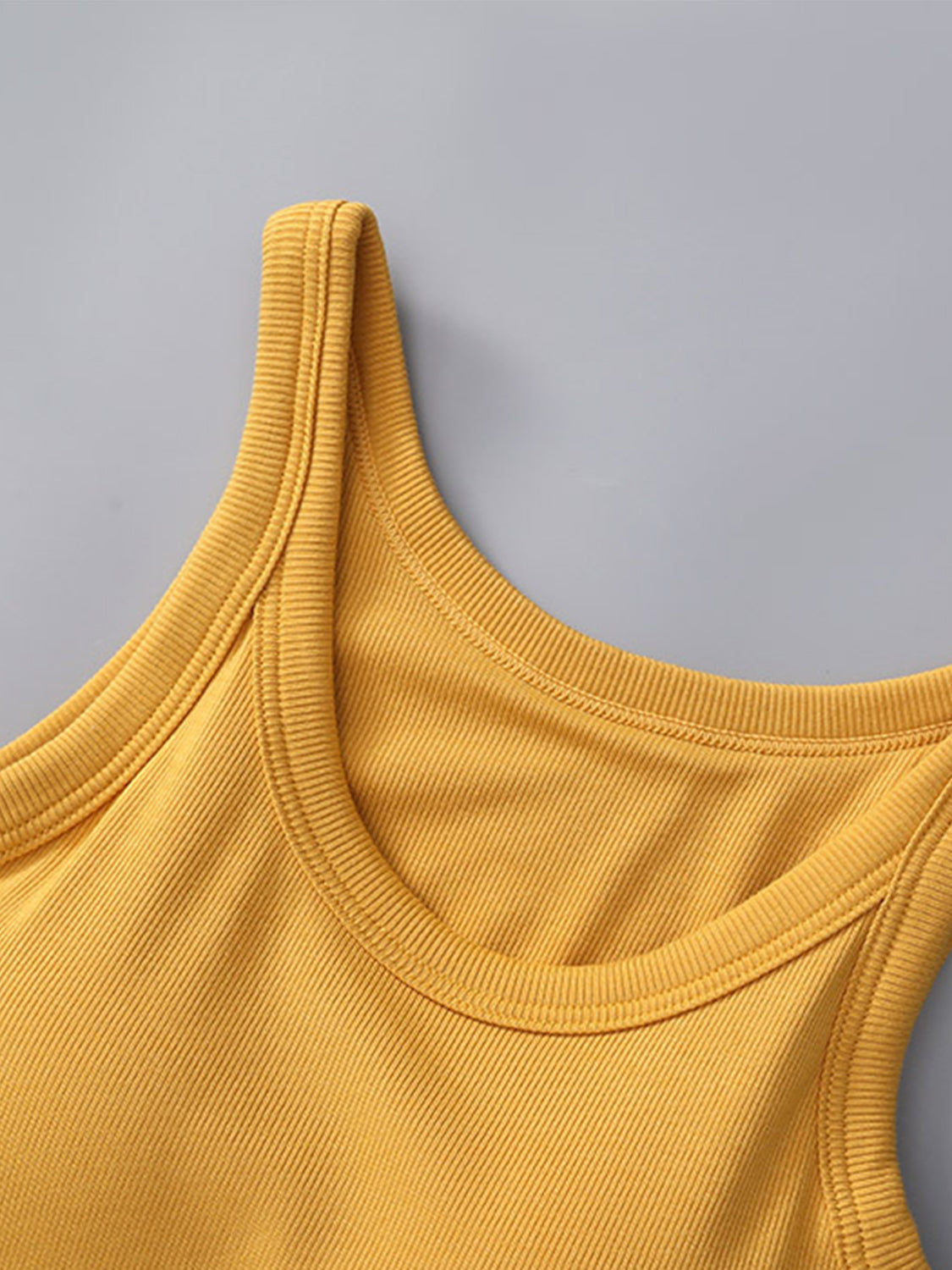 Round Neck Tank Top with Bra