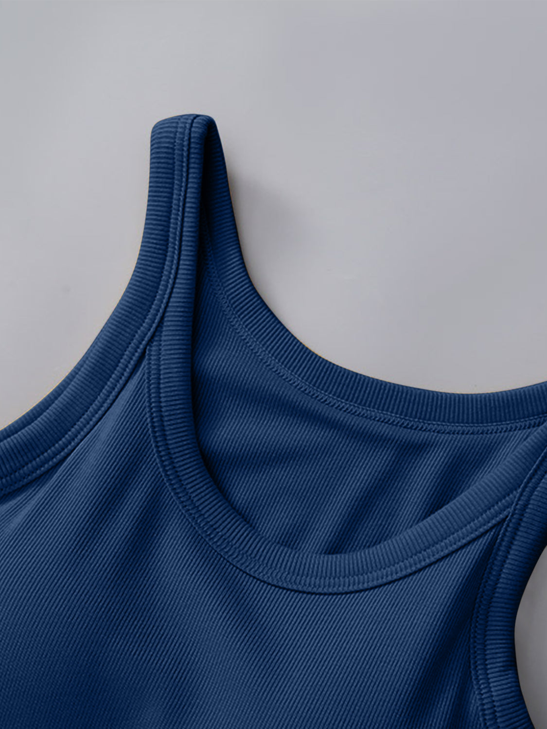 Round Neck Tank Top with Bra