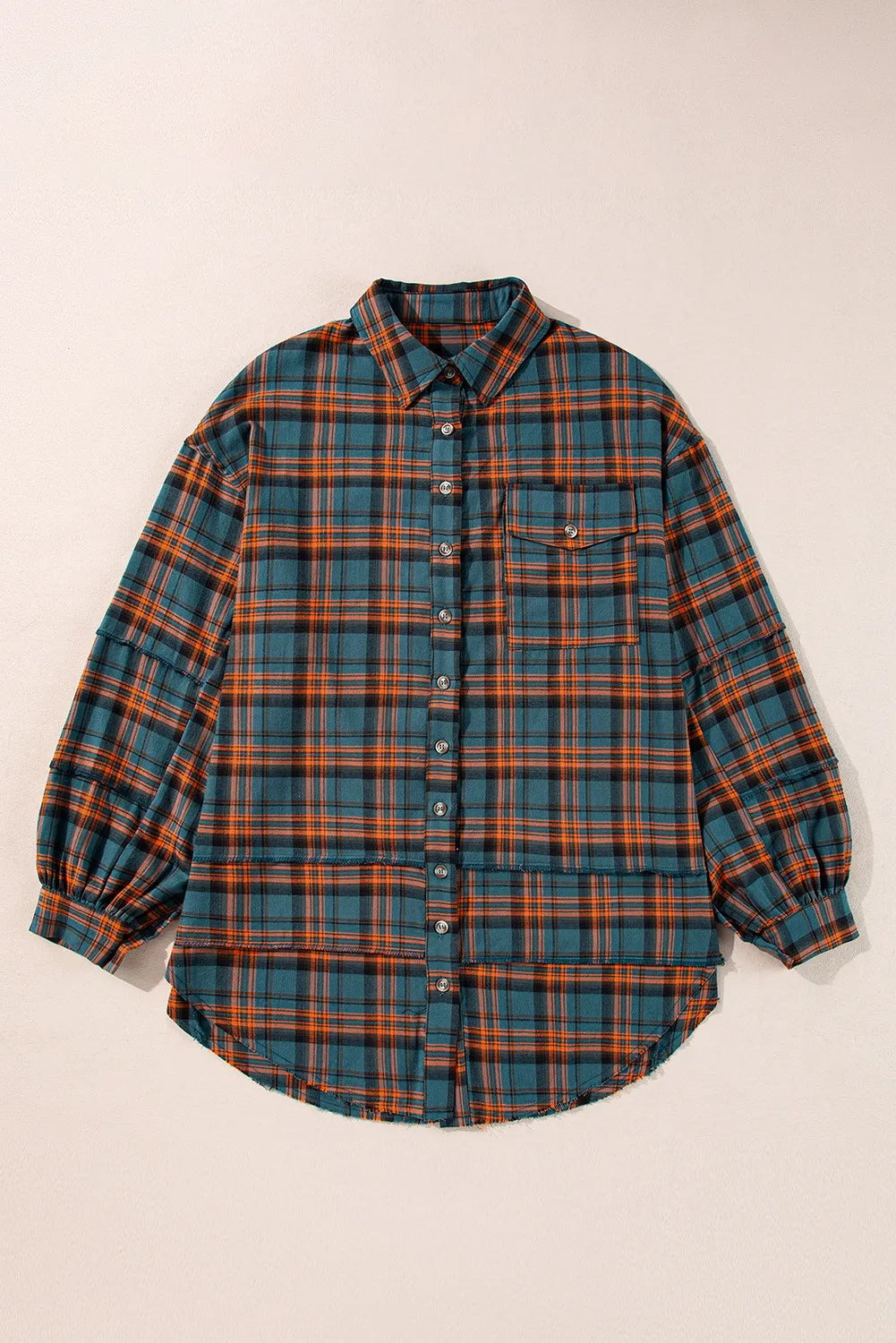 Stylish Plaid Long Sleeve