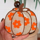 Floral Pumpkin Car Freshie