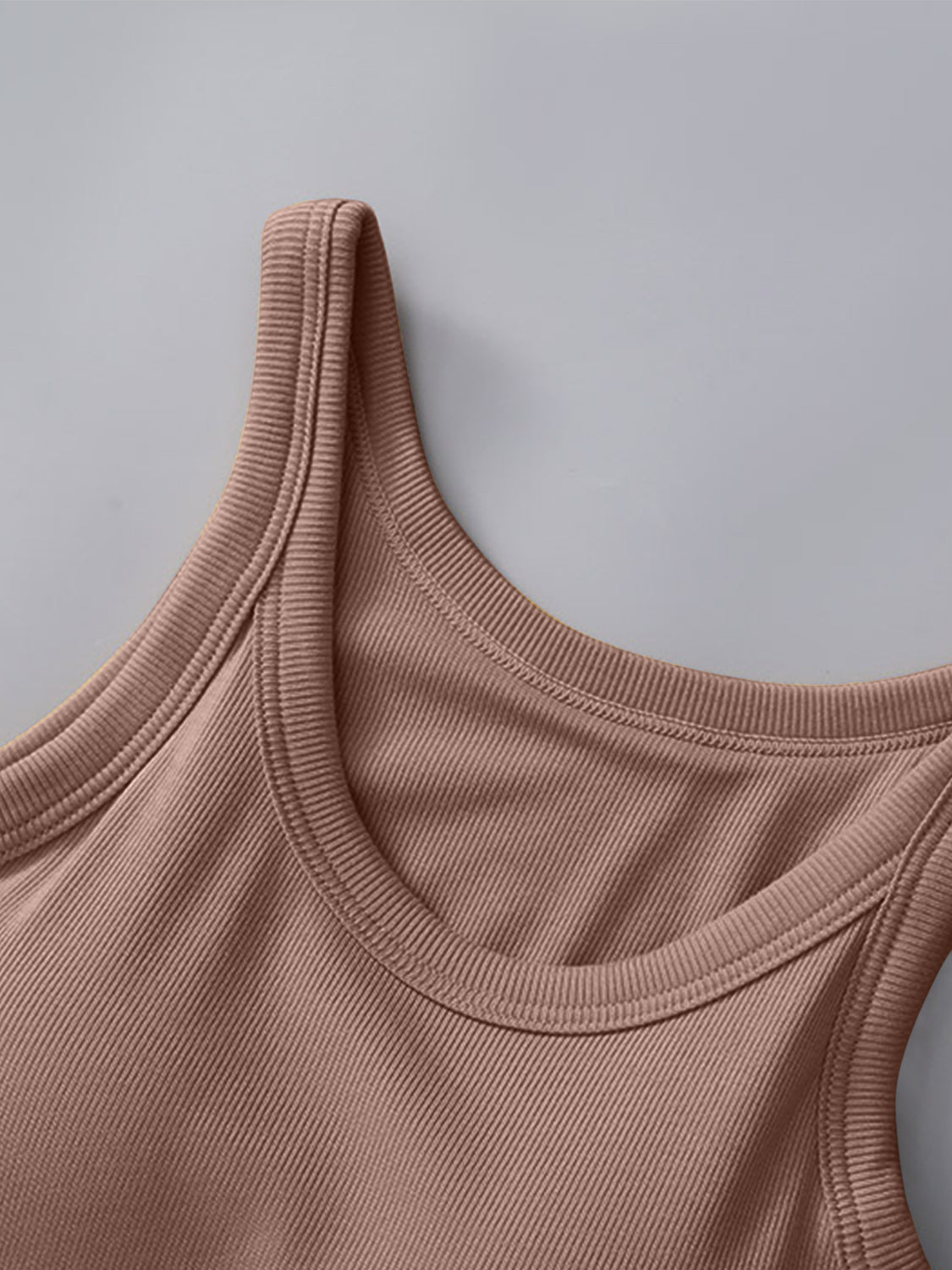 Round Neck Tank Top with Bra