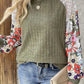 Floral Sleeve Stylish Blouse