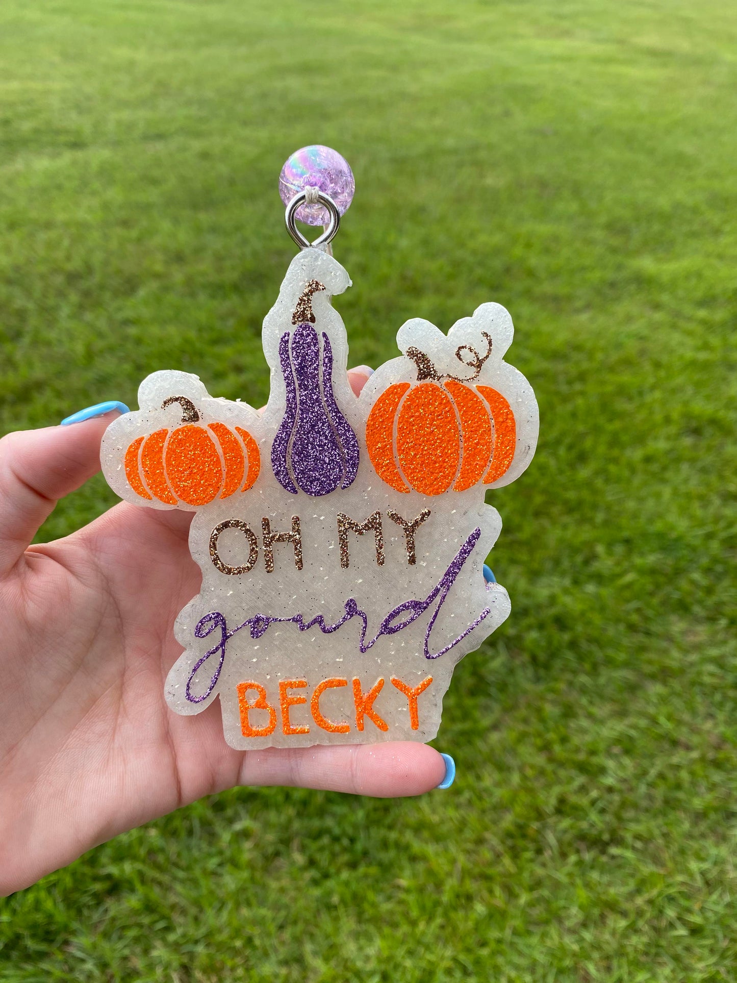 Oh My Gourd Becky Car Freshie