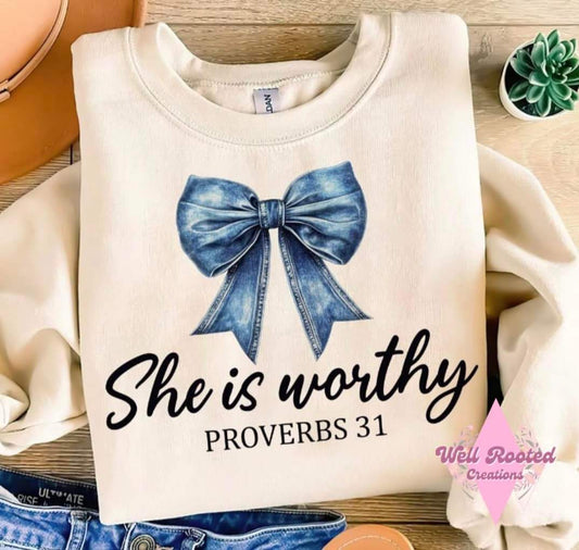 She Is Worthy Proverbs 31