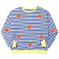 Pumpkin Striped Long Sleeve Sweatshirt