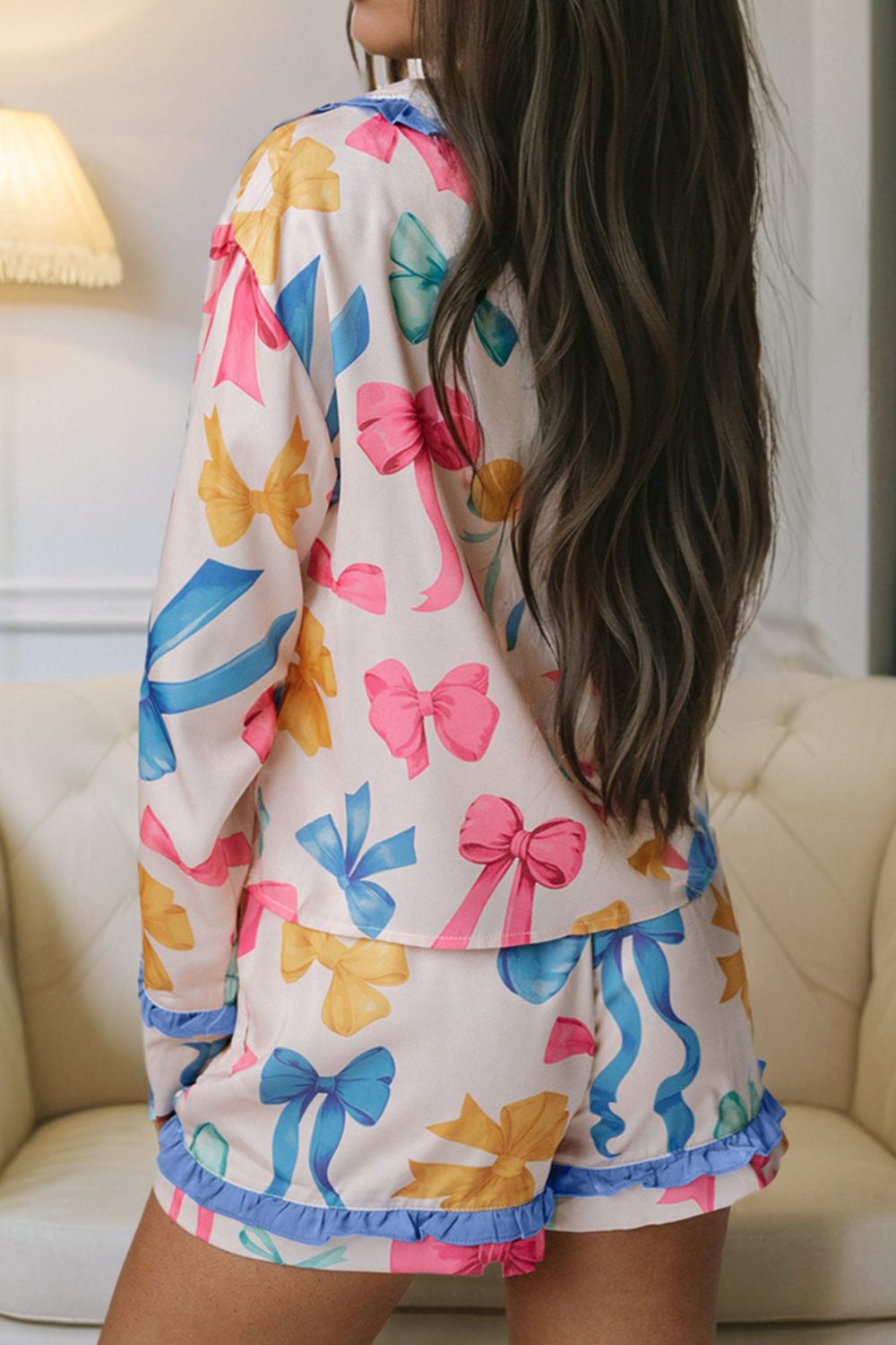 Bow Print Lounge Set