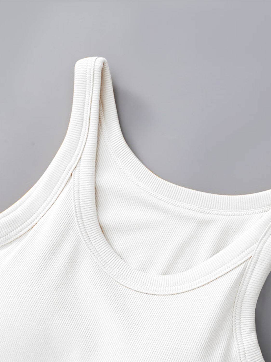 Round Neck Tank Top with Bra