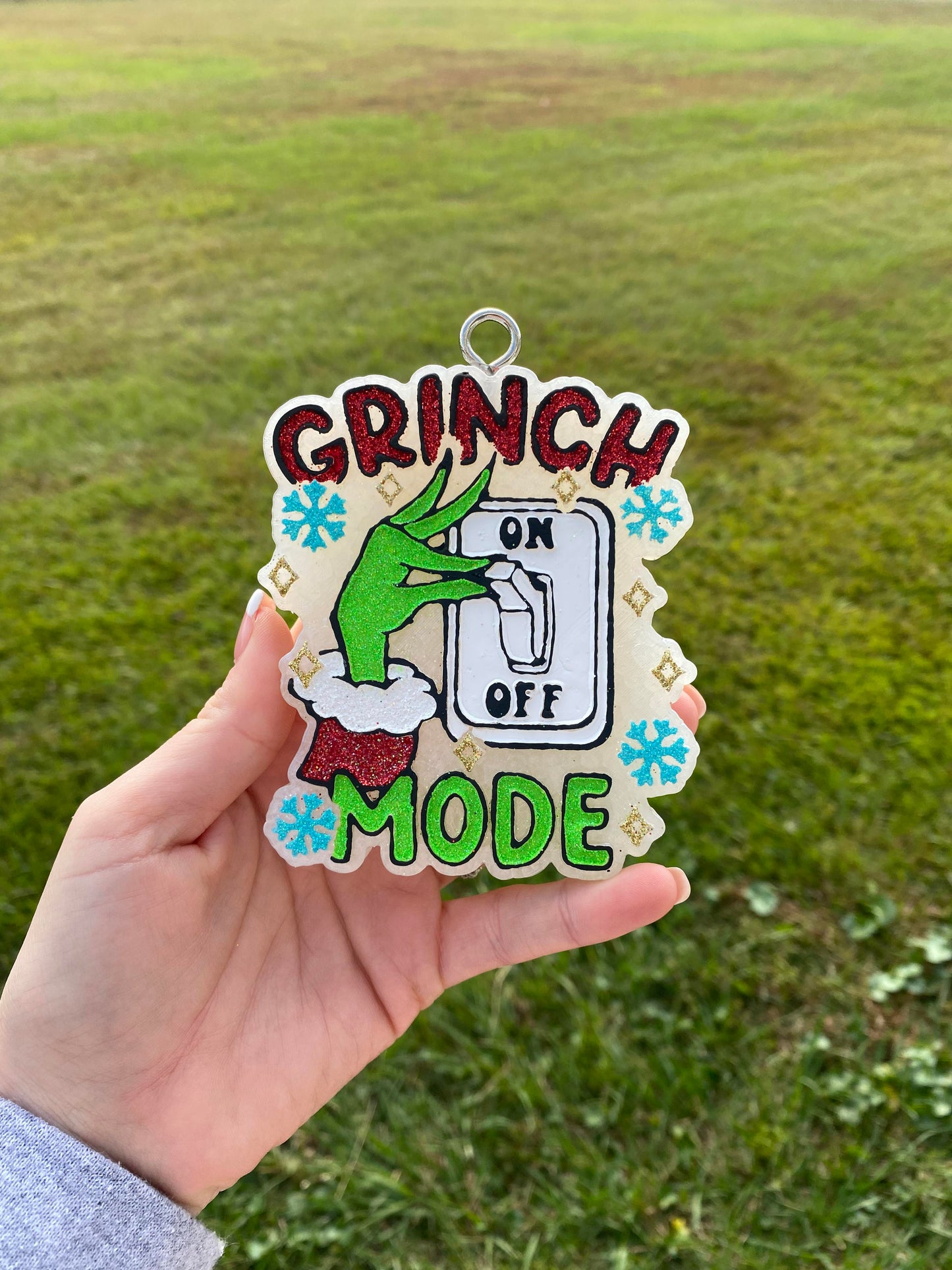 Grinch Mode Car Freshie