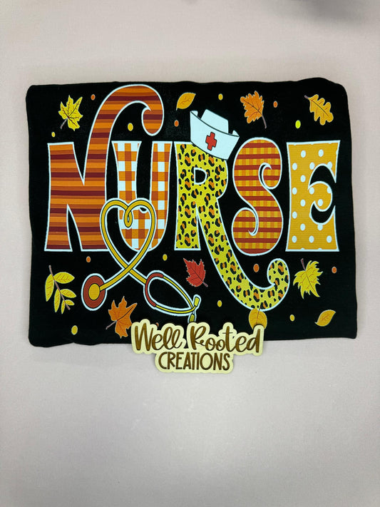 Fall Leaves Nurse