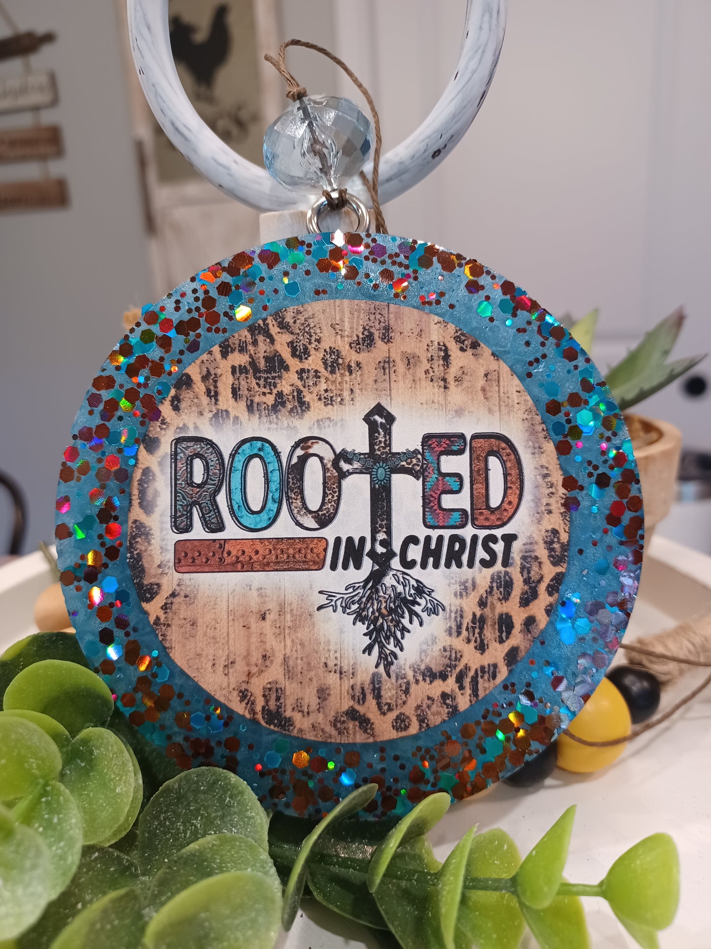 Rooted In Christ Car Freshie