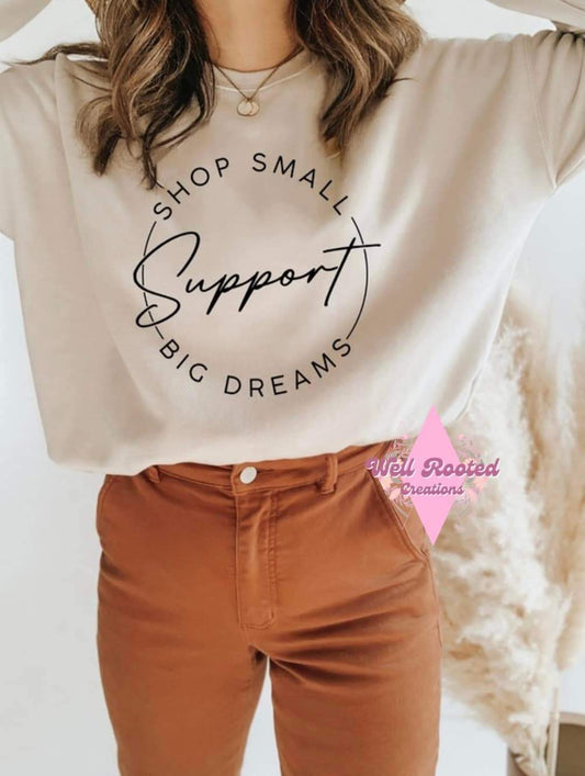 Shop Small Support Big Dreams