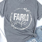 FARM WIFE Graphic Tee Shirt