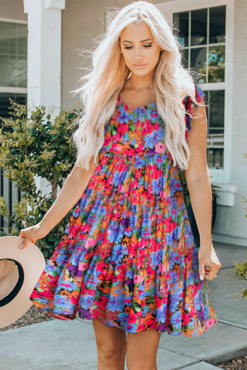 Becky's Style Floral Mini Dress
