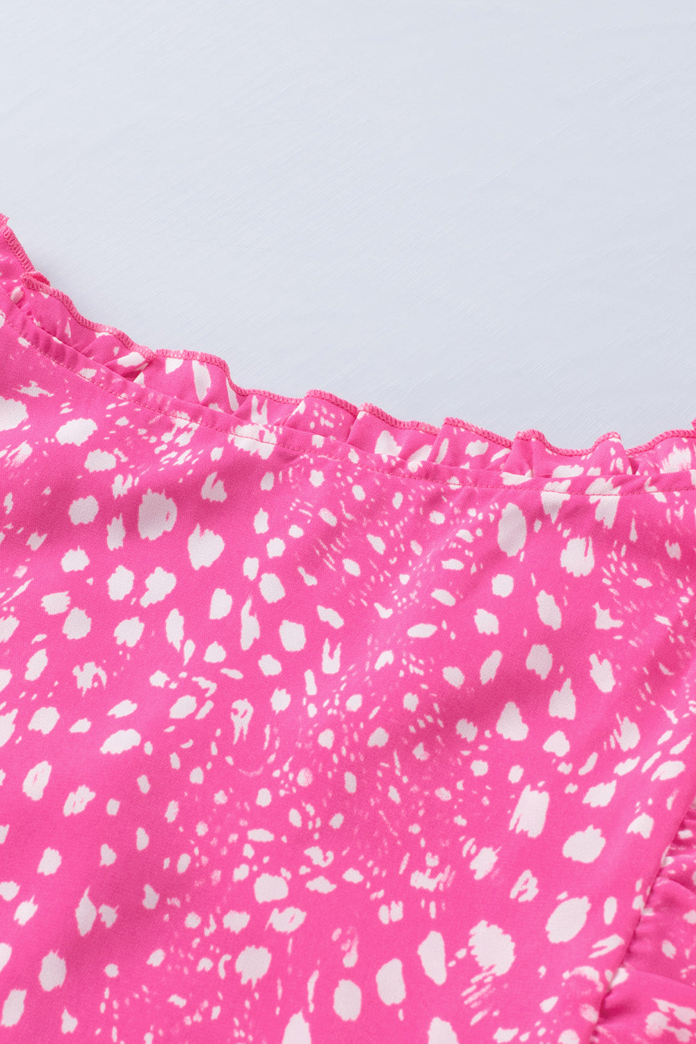 Hot Pink Butterfly Sleeve Blouse