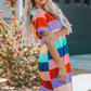 Mommy And Me Color Block Dress