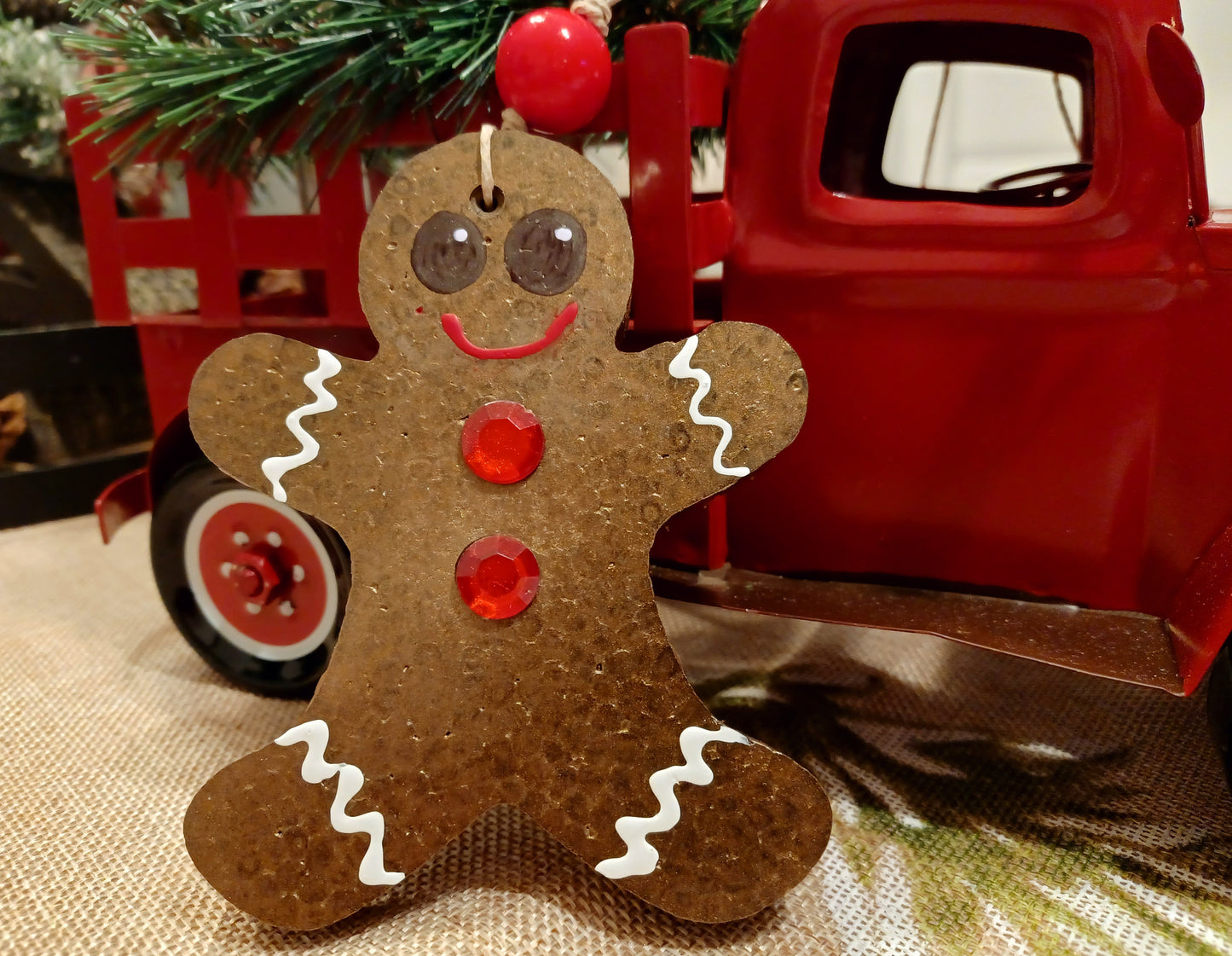 Gingerbread or Snowman Car Freshie