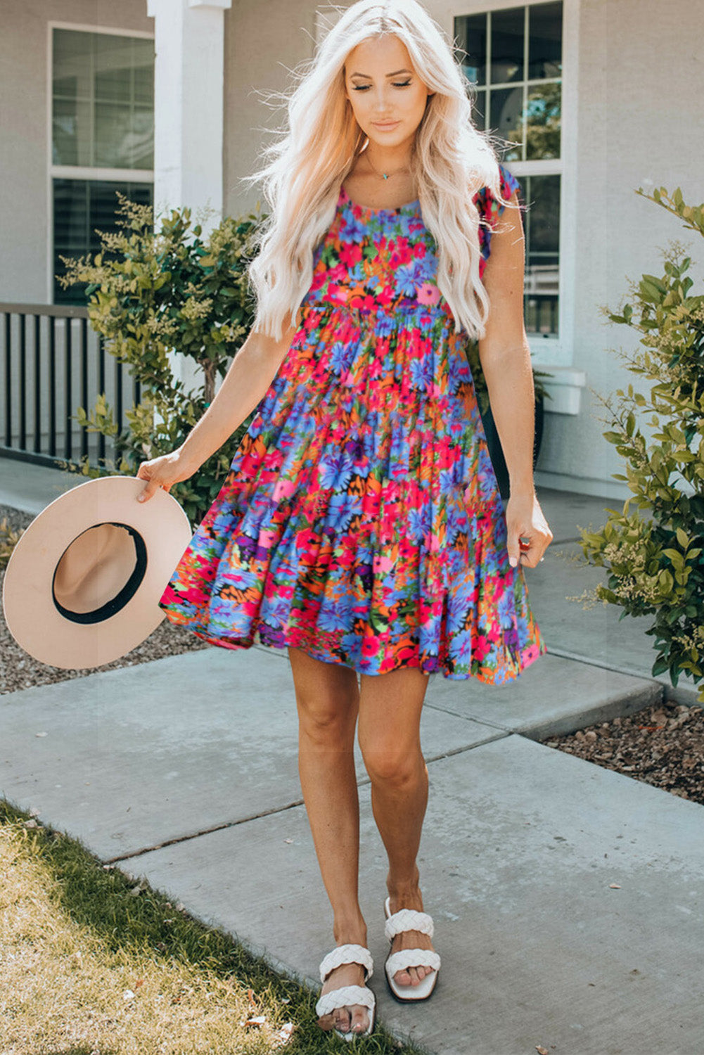 Becky's Style Floral Mini Dress