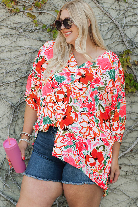 Gabby's Floral Blouse