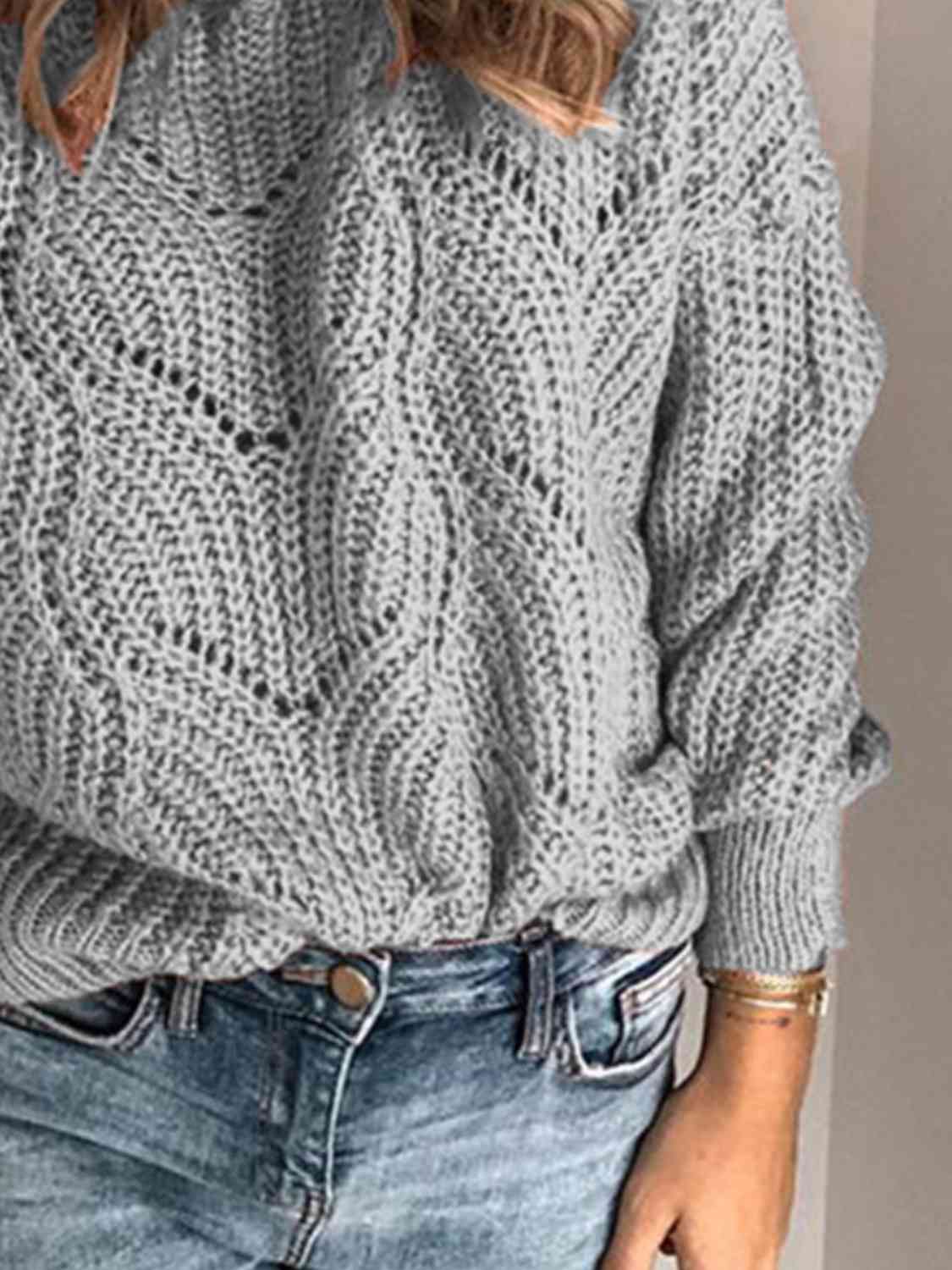 Openwork Tiffany Sweater