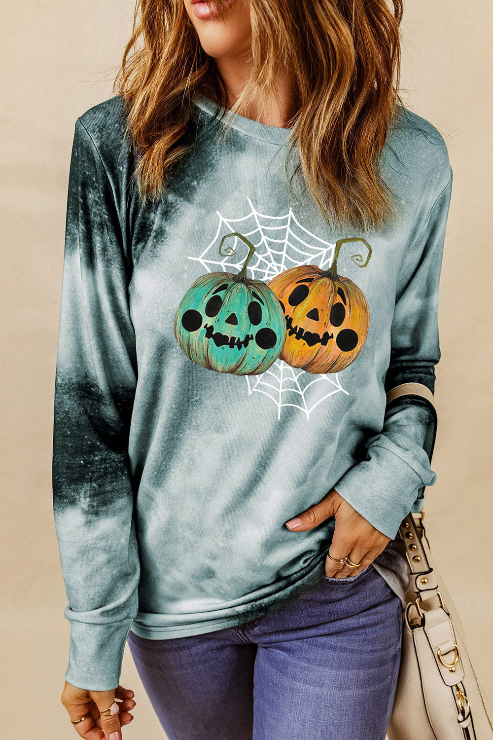 Double Cute Pumpkins Sweatshirt