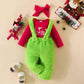My First Christmas Overalls Set