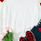 Love Embroidered Patch Style Sweatshirt