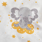 Elephant Ruffle Shoulder Dress