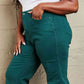 Judy Blue Hailey Full Size Tummy Control High Waisted Cropped Wide Leg Jeans