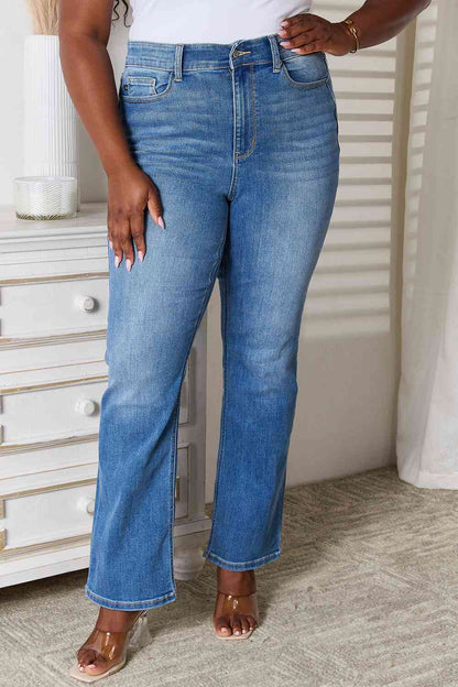 Judy Blue Full Size Bootcut Jeans with Pockets