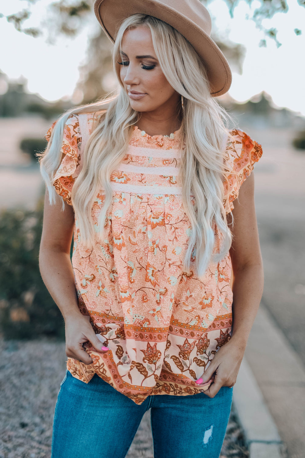 The Perfect Floral Blouse