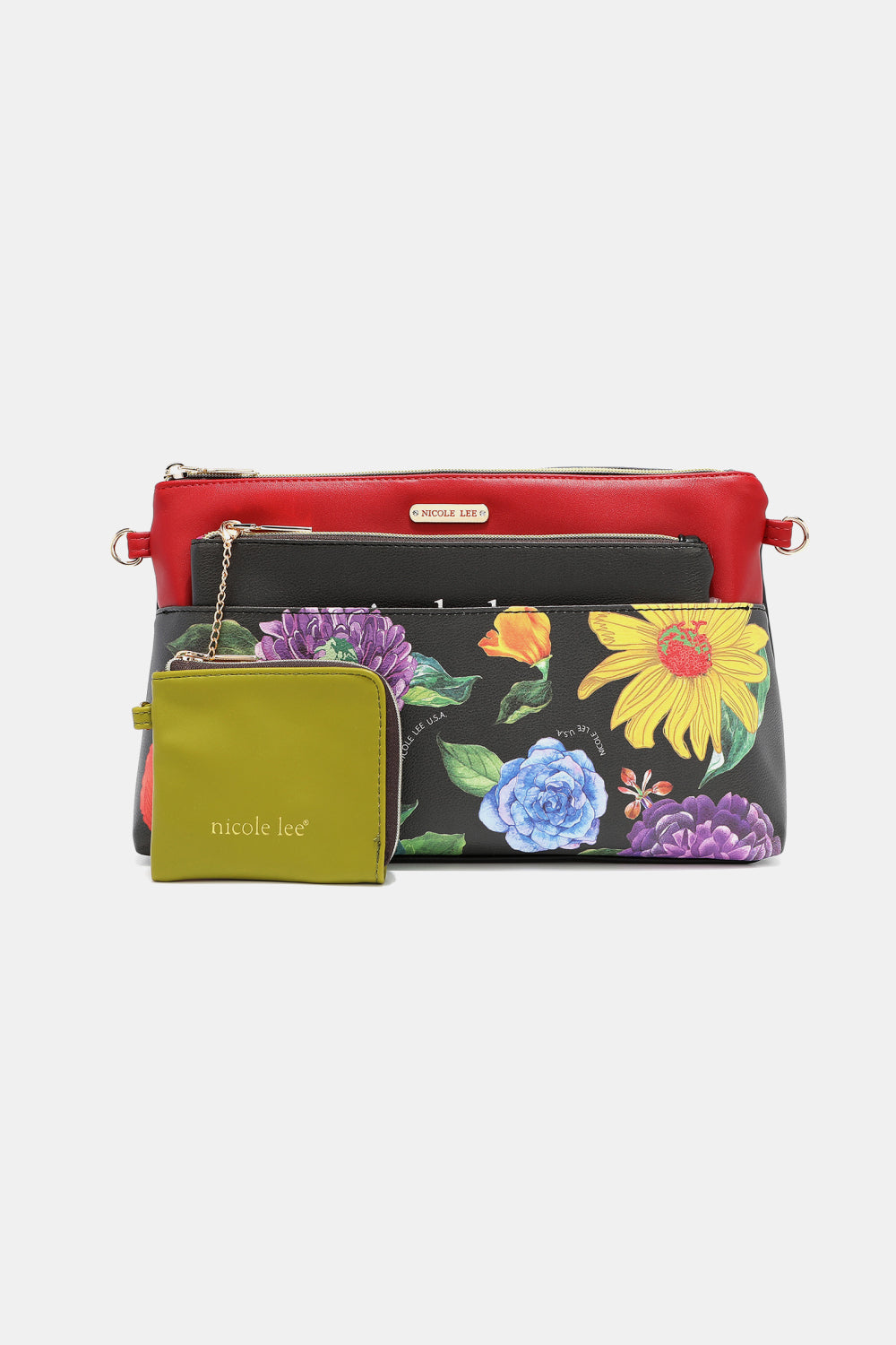 Nicole Lee Make-up Bag with Three Pouches