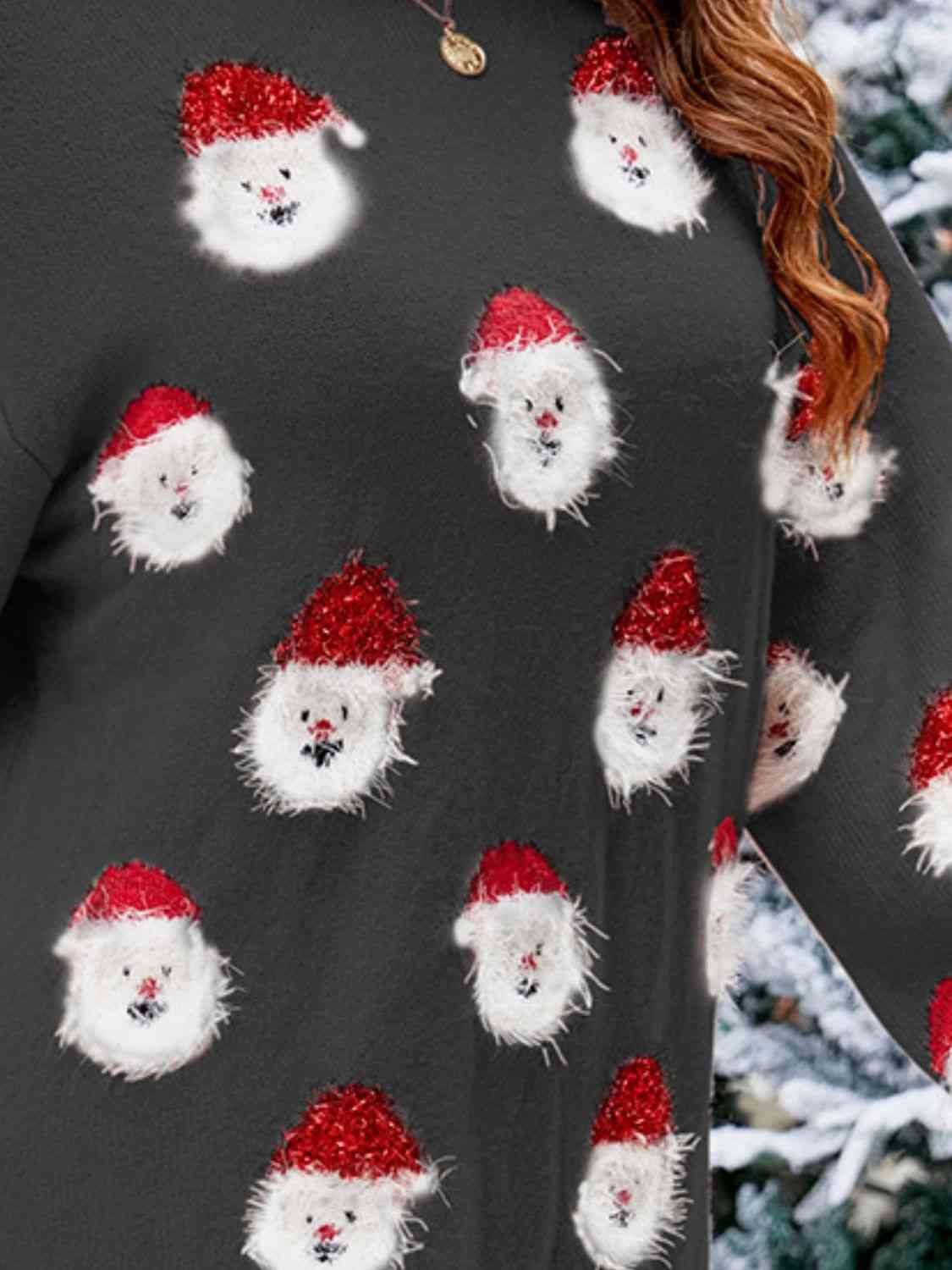 Santa Christmas Sweater Dress