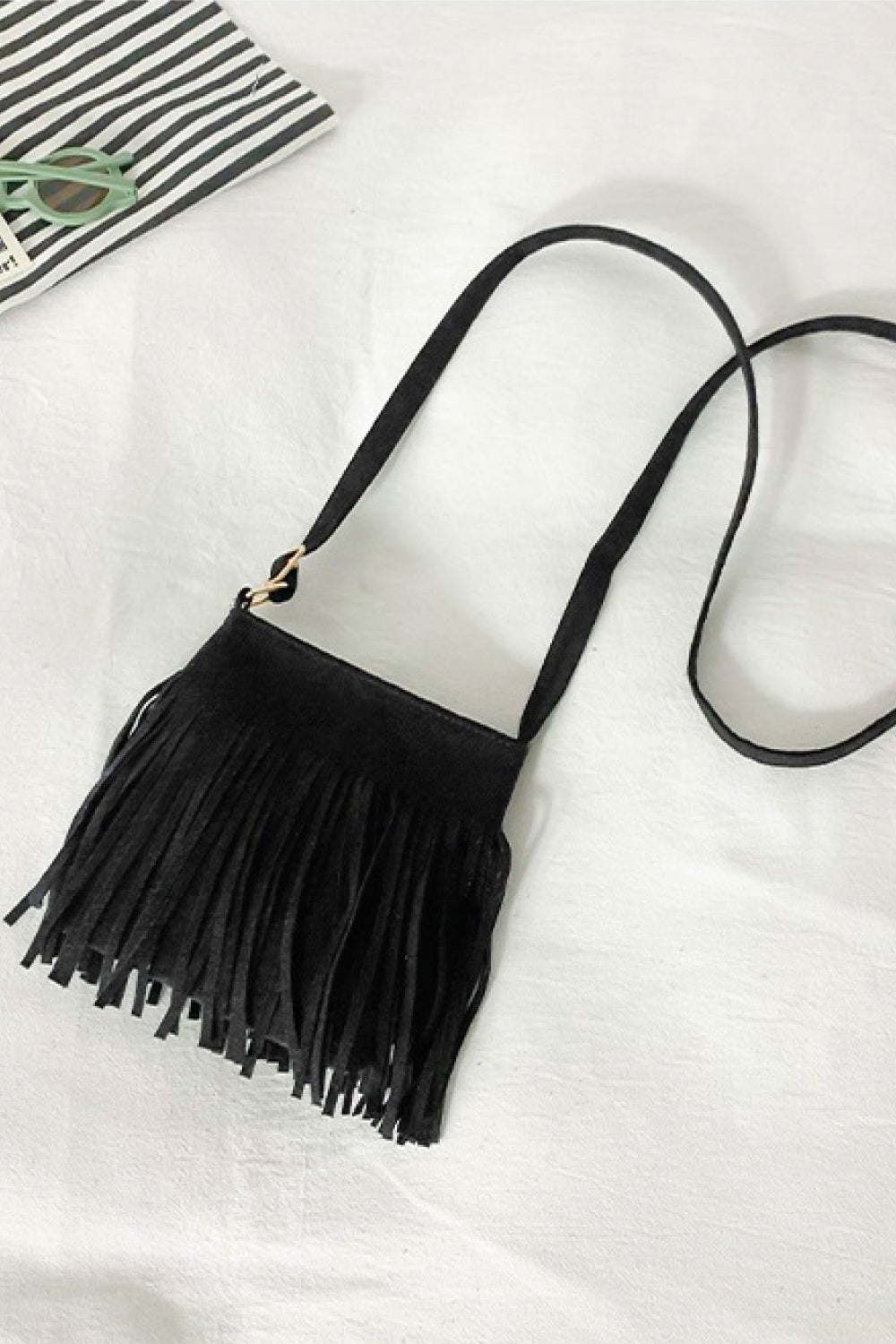 Crossbody Purse with Fringe