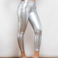 Silver Glam Skinny Pants