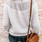 Trendy Rib-Knit Sweater
