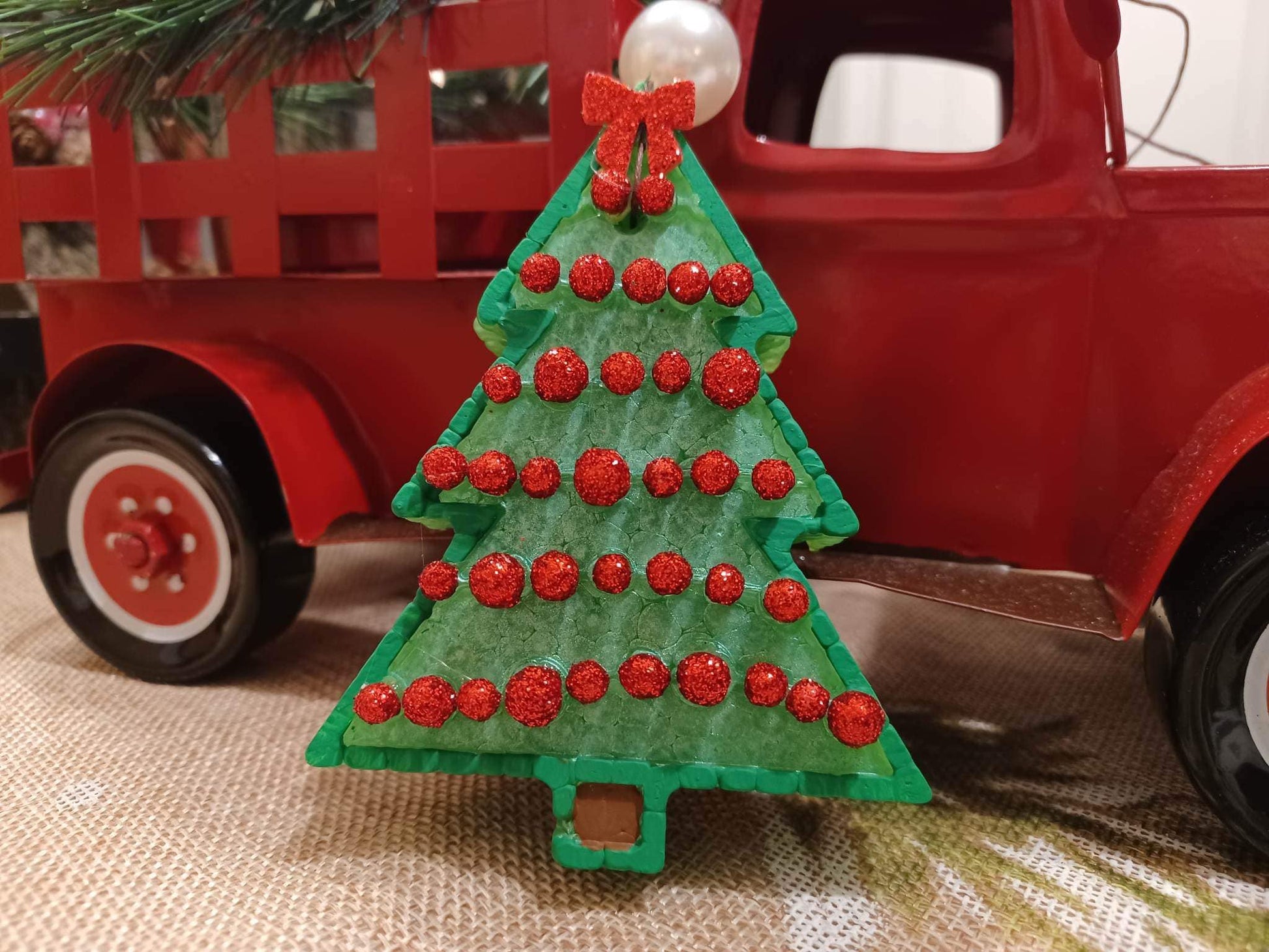 Rockin Around the Christmas Tree Fun Christmas Car Air Freshen Car Scents  Car Freshie Stocking Stuffers Christmas Car Coaster 