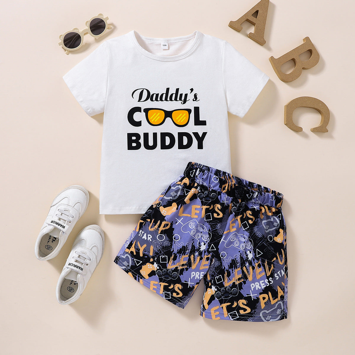 Daddy's Cool Buddy Short Set